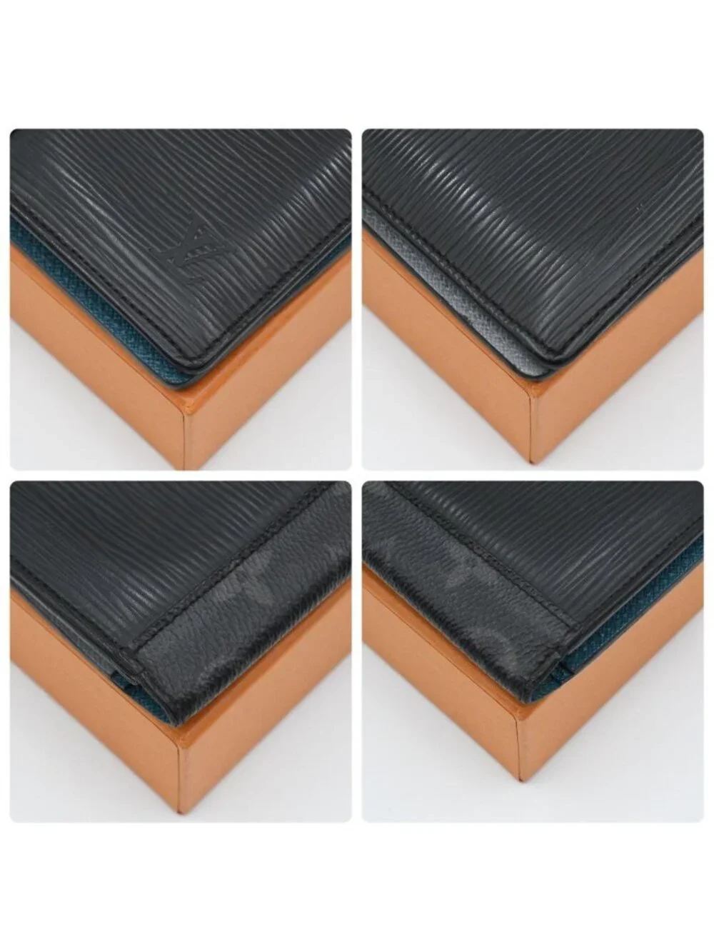 Louis Vuitton Epi Eclipse Portefeuille Brazza Wallet Black
